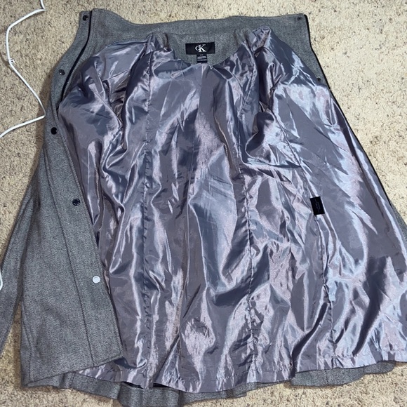 Calvin Klein Wool blend Peacoat heathered grey - Picture 11 of 13